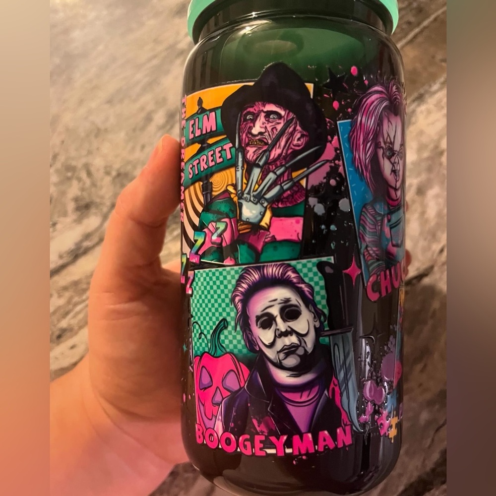 Horror Movie Character Tumbler